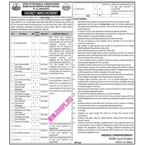 Jobs In Rahim Yar Khan in June 2024