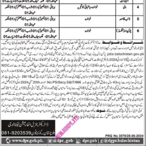 Latest Jobs In Quetta in July 2024