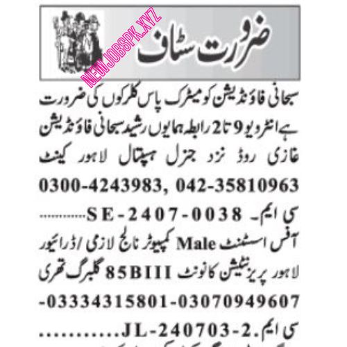 Private Jobs In Lahore Today in July 2024