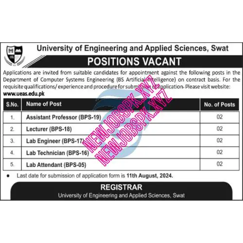 School Leader Jobs In KPK in August 2024