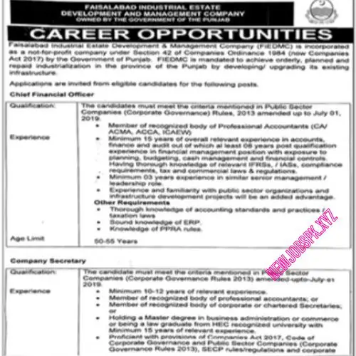 Today Jobs In Faisalabad in August 2024