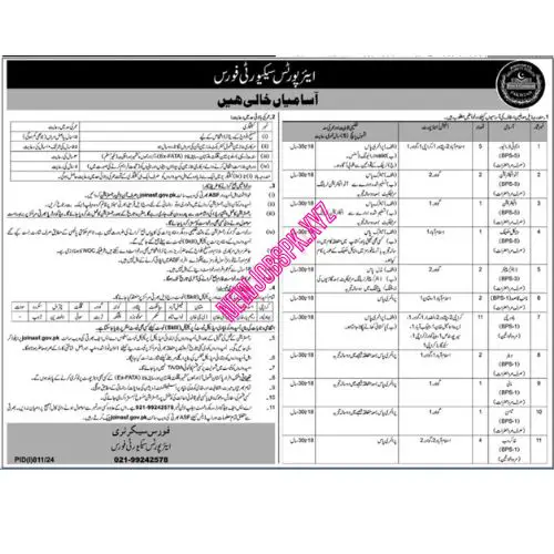 ASF Jobs In Karachi in 2024