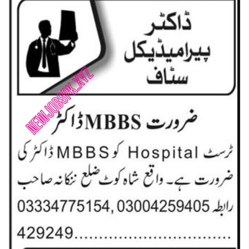 Latest Jobs In Nankana Sahib in 2024