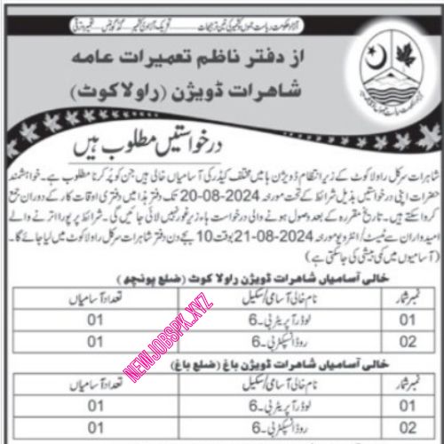 New Jobs In AJK in 2024