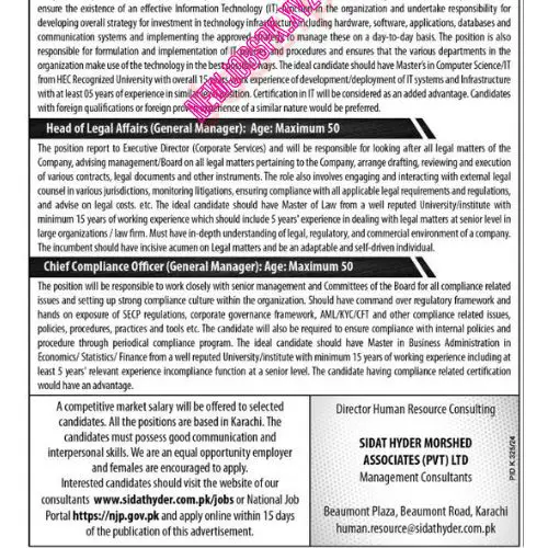 Office Jobs In Karachi in 2024