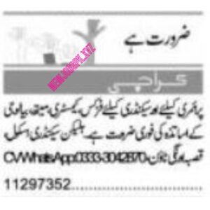 Private Teaching Jobs In Karachi in 2024