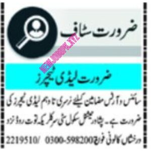 Private Teaching Jobs In Peshawar in 2024